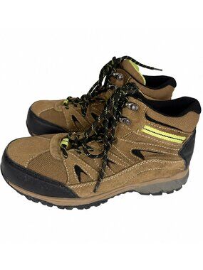 Workload Max Toe Women 6 CSA Steel Toe Safety Work Boots Brown Excellent Shape